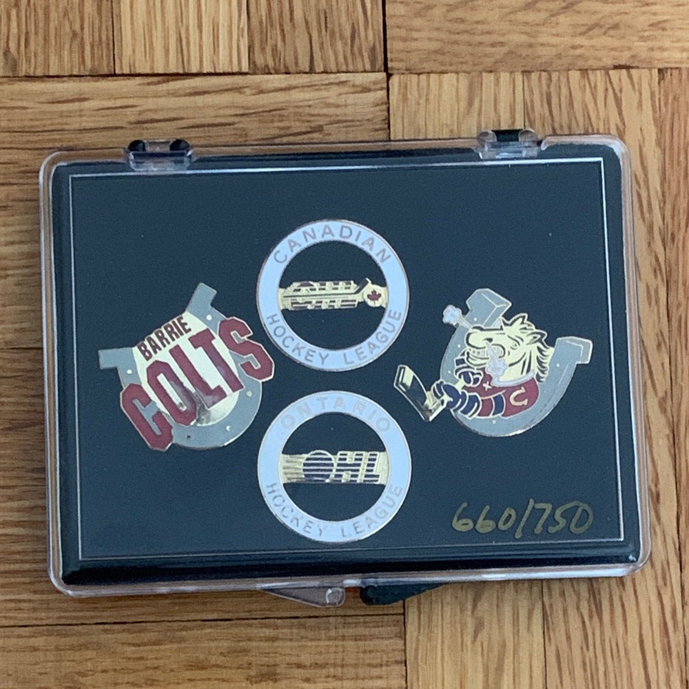 OHL Barrie Colts Collector's Pin Set